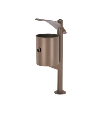 Brown Outdoor Dustbin