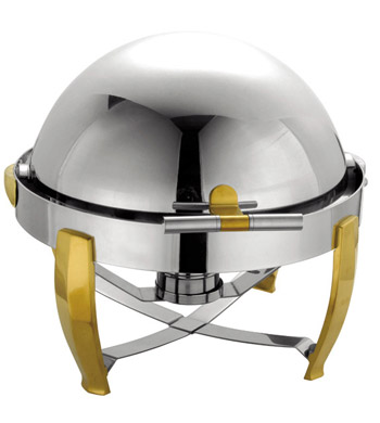 Round Roll Top Chafing Dish