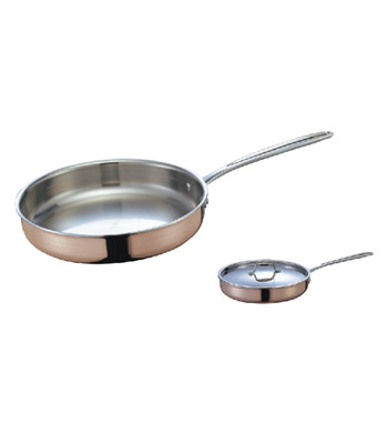 S/S Copper Saute Pan with Lid