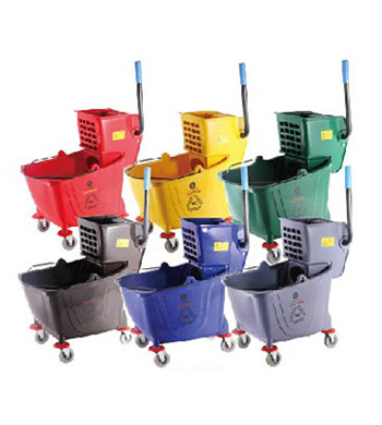 Side-press Single Bucket Mop Wringer