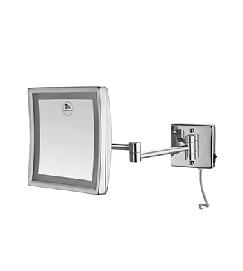 Square Magnifying Mirror w/ LED