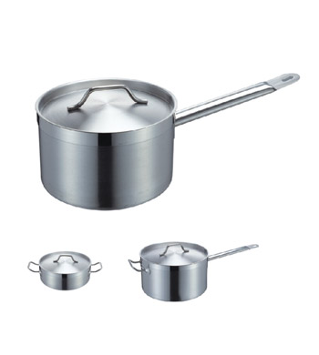 Deep Saucepan/ Stainless Steel Saucepan with Lid